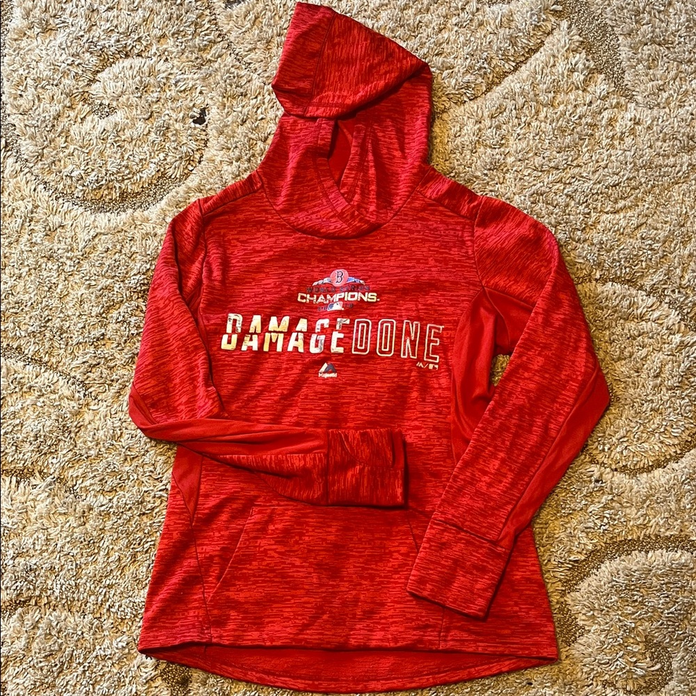 Majestic Red Hoodie Jacket